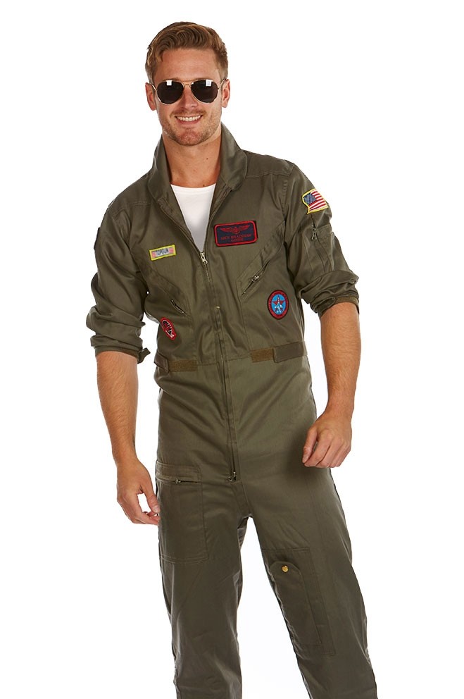 mens top gun costume