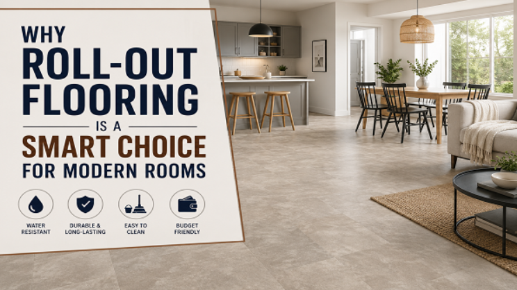 Roll-Out Flooring for Durable Modern Homes