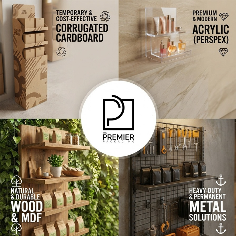 How to Choose the Right Retail Display Material for Your Products?